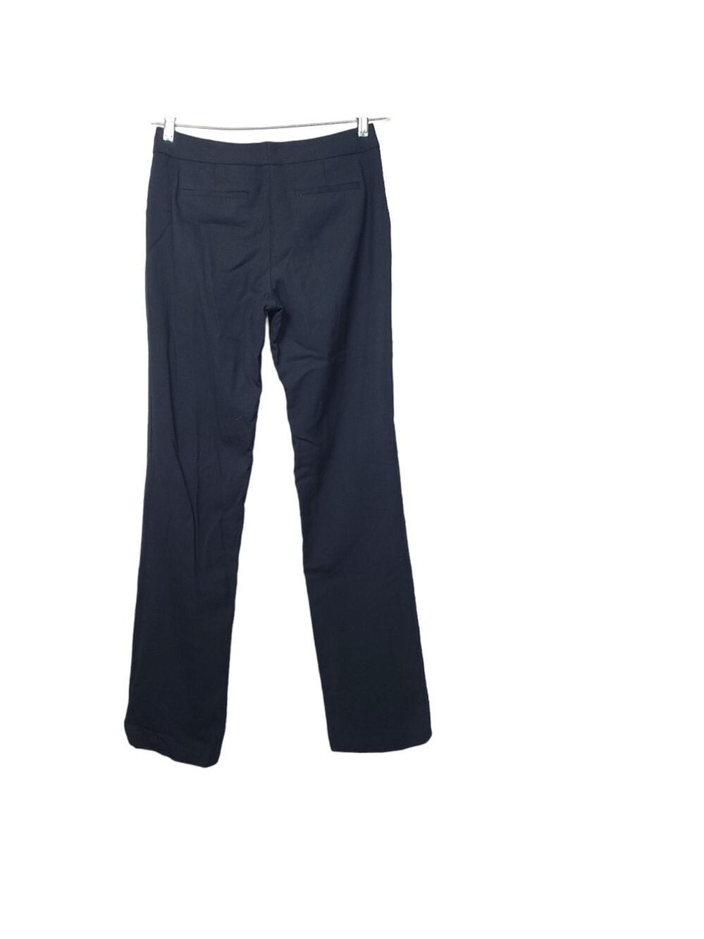Elie Tahari Navy Blue Virgin Wool Pants 4 - Picture 4 of 8